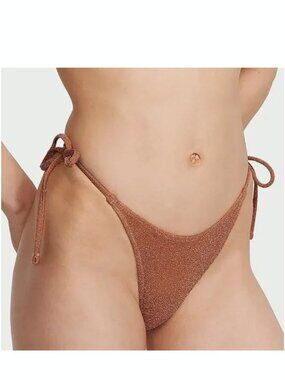 Victoria’s Secret Shimmer Bikini Bottom – Bronze NWT Size S